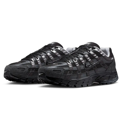 P-6000 Suede Anthracite Black Chrome Metallic Silver